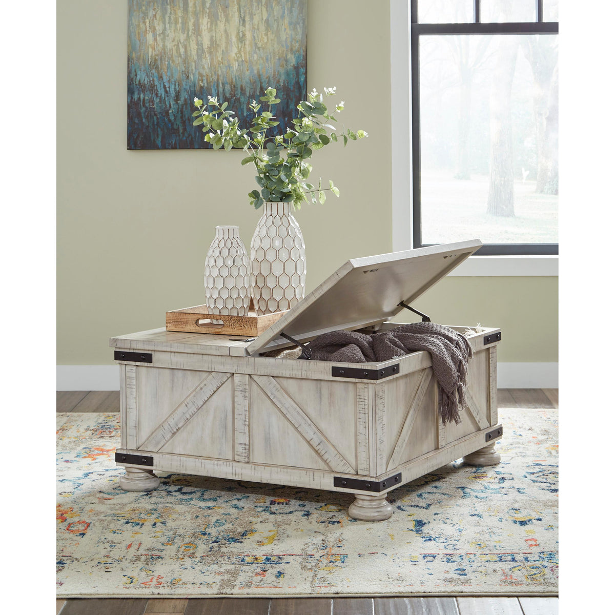  Signature Design by Ashley Carynhurst T929T1 Coffee Table and 2 End Tables IMAGE 3