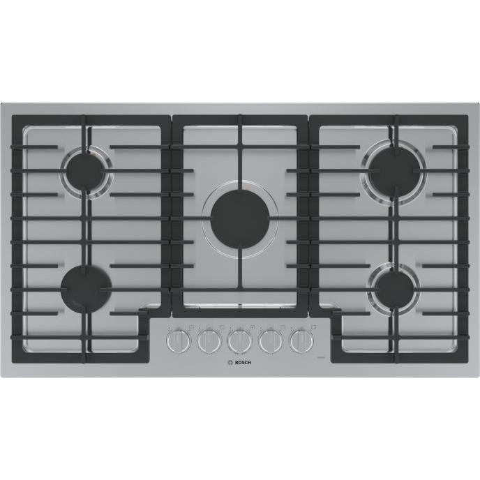  Bosch 36-inch Built-In Gas Cooktop NGM5659UC/01 IMAGE 1