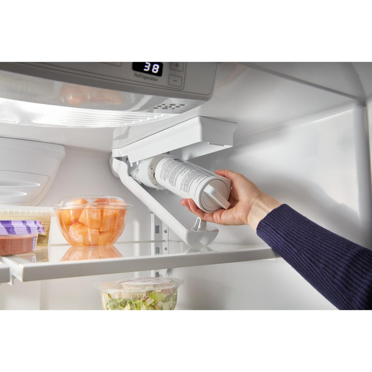  Maytag 36-inch, 25 cu. ft. French 3-Door Refrigerator MRFF4136RZ IMAGE 10