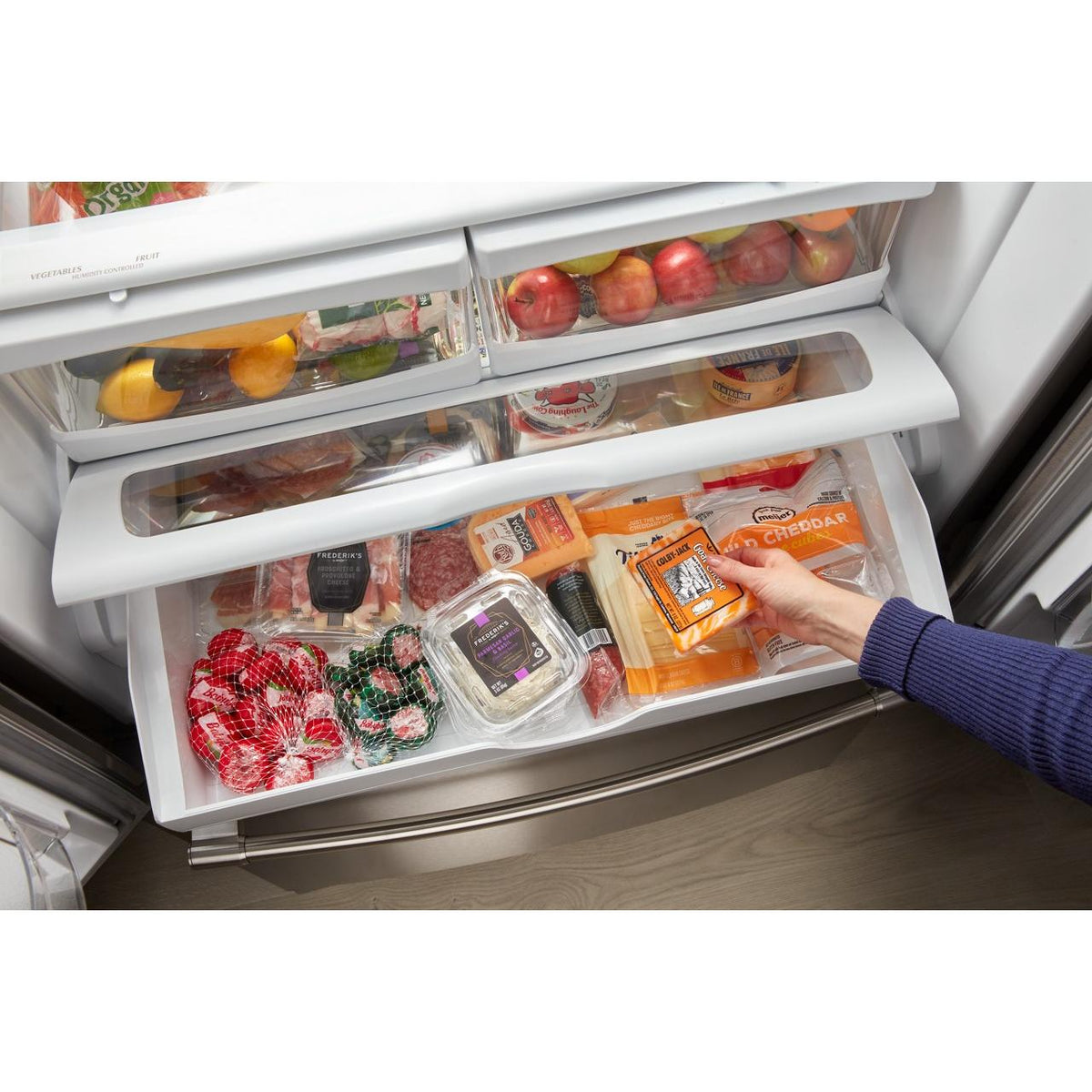  Maytag 36-inch, 25 cu. ft. French 3-Door Refrigerator MRFF4236RZ IMAGE 16