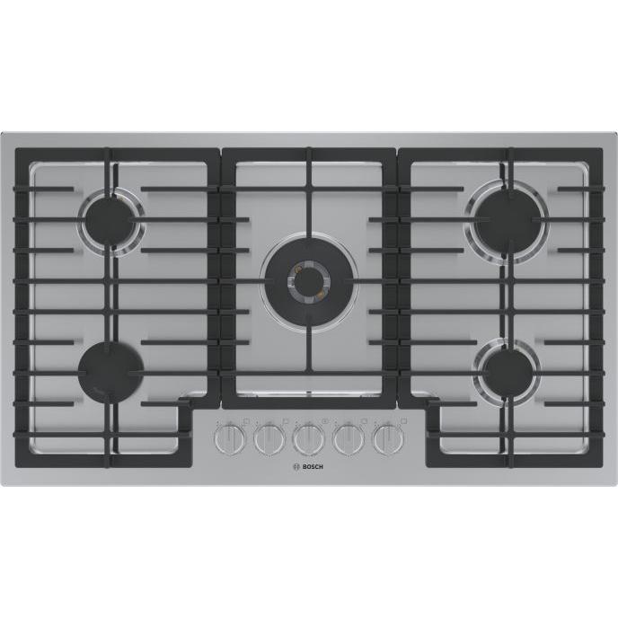  Bosch 36-inch Built-In Gas Cooktop NGM8659UC/01 IMAGE 1