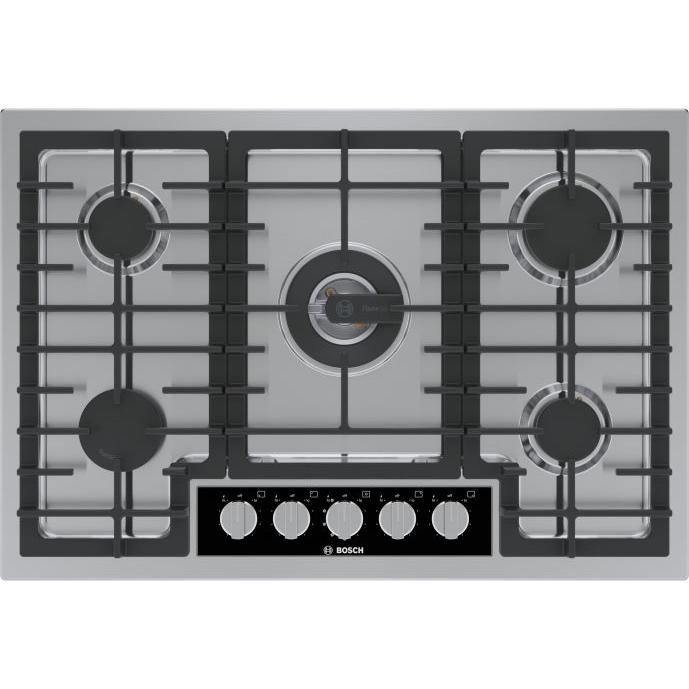  Bosch 30-inch Built-In Gas Cooktop NGMP059UC/01 IMAGE 1