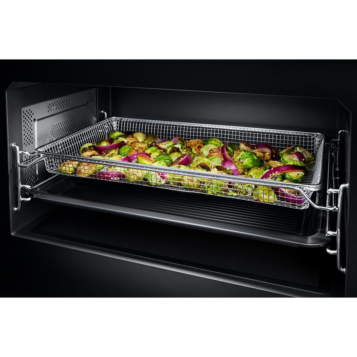  JennAir 30-inch, 1.1 cu. ft. Over-the-Range Microwave Oven with Air Fry Technology YJMHF730RBL IMAGE 5