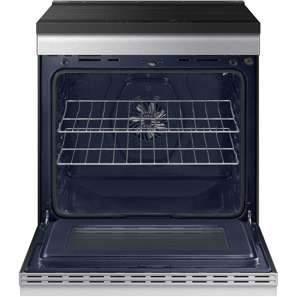  Samsung 6.3 cu. ft. Bespoke Smart Slide-In Induction Range NSI6DG9500SR/AC IMAGE 2
