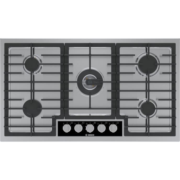  Bosch 36-inch Built-In Gas Cooktop NGMP659UC/01 IMAGE 1