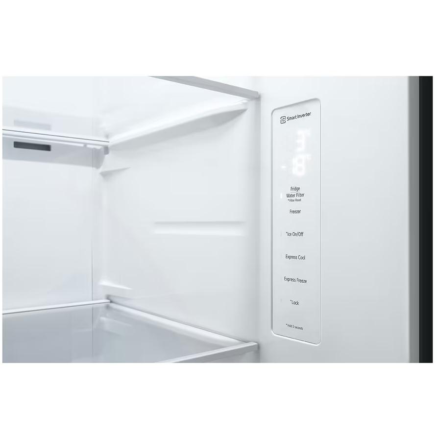  LG 36-inch, 22.5 cu. ft. Counter-Depth Side-by-Side Refrigerator with Ice and Water Dispensing System LS23C4230V IMAGE 9