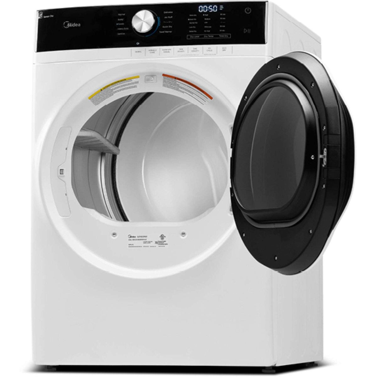  Midea 8.0 cu. ft. Electric Dryer with Sensor Dry Technologie MLE52N4AWW IMAGE 3