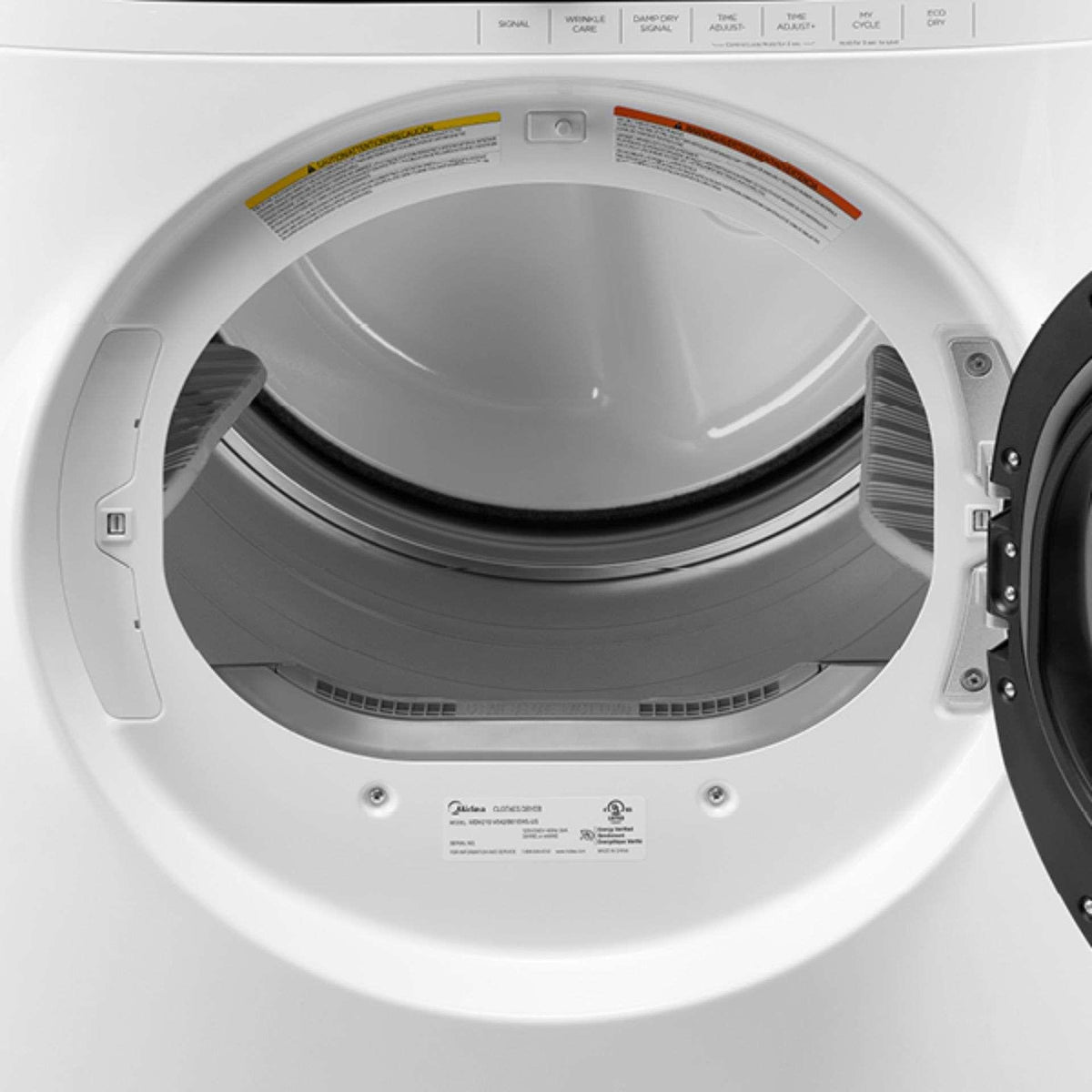  Midea 8.0 cu. ft. Electric Dryer with Sensor Dry Technologie MLE52N4AWW IMAGE 6