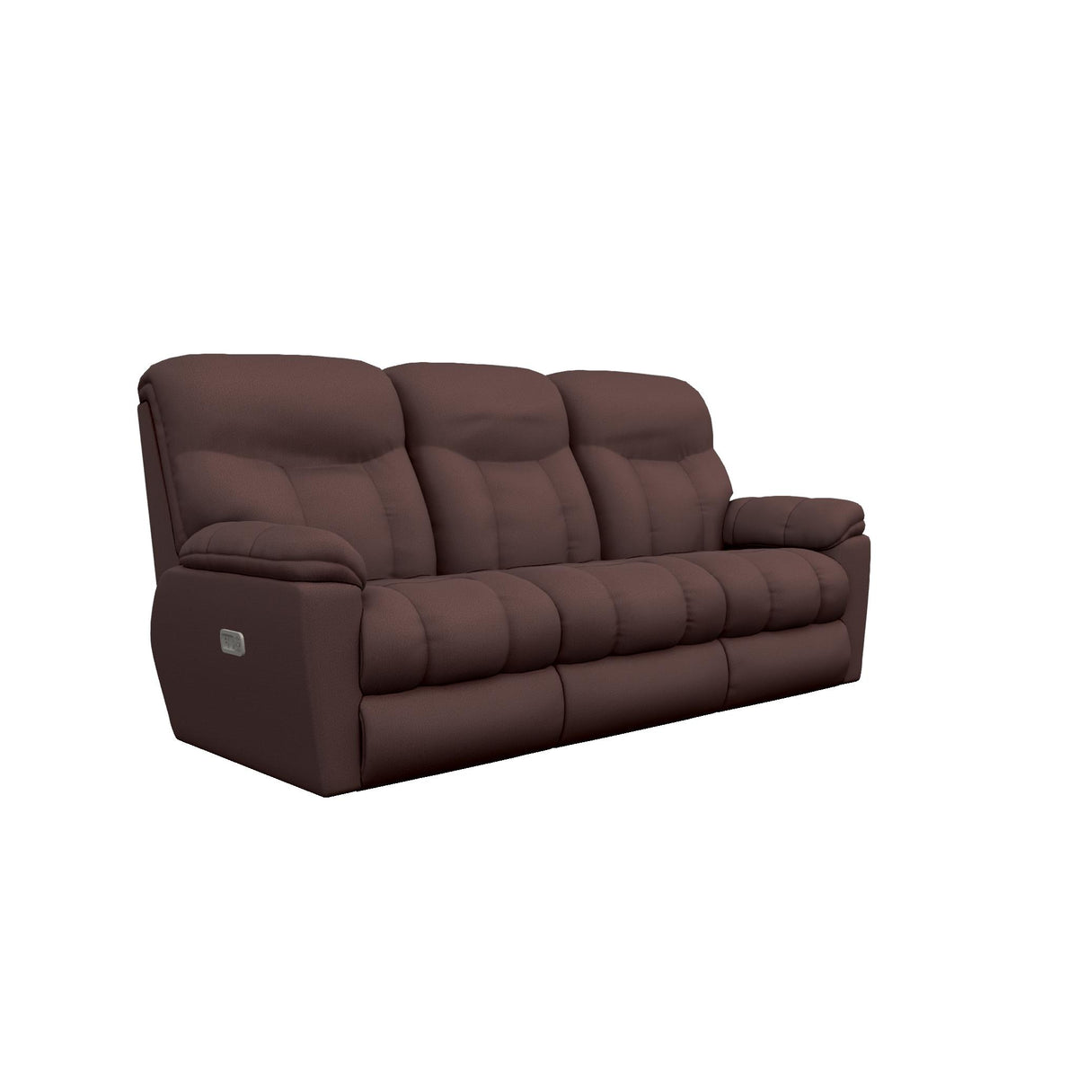  La-Z-Boy Morrison Power Reclining Sofa w/ Headrest & Lumbar - Burgundy IMAGE 1
