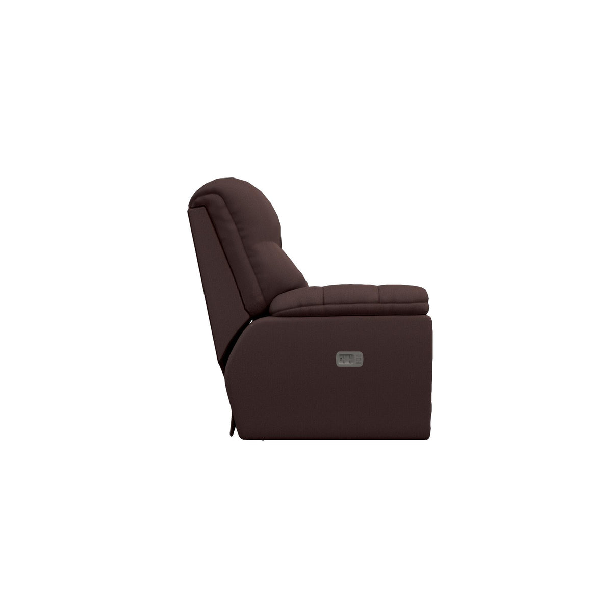  La-Z-Boy Morrison Power Reclining Sofa w/ Headrest & Lumbar - Burgundy IMAGE 3