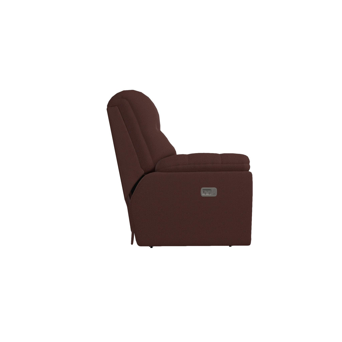  La-Z-Boy Morrison Power Reclining Loveseat w/ Headrest & Console - Burgundy IMAGE 3
