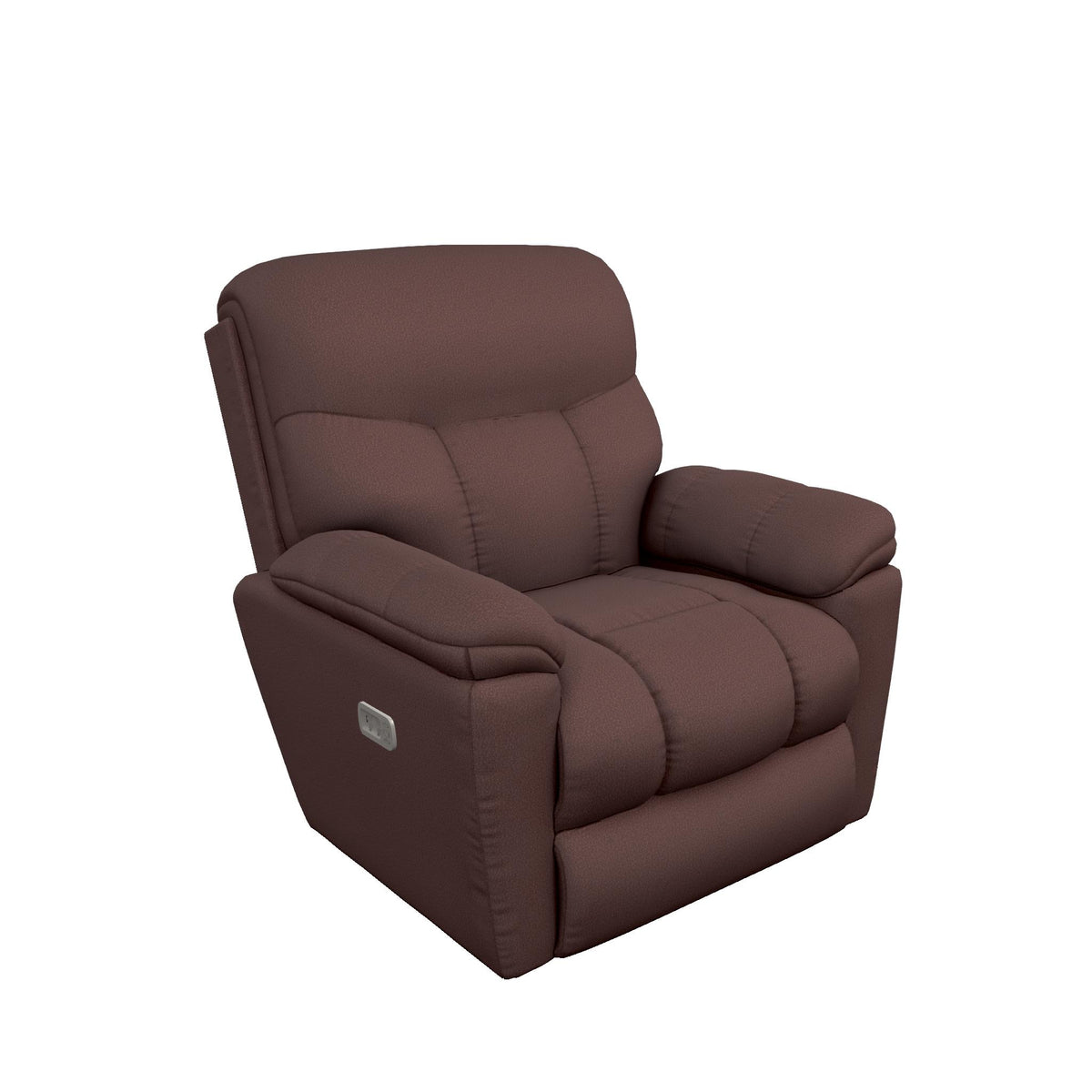  La-Z-Boy Morrison Power Wall Recliner w/ Headrest & Lumbar - Burgundy IMAGE 1