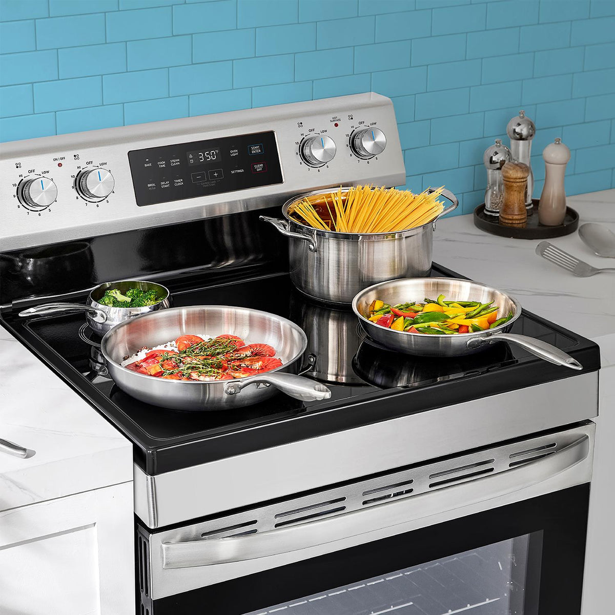  Midea 30-inch, 6.3 Cu.Ft. Free Standing Electric Range MER30B14ASTC IMAGE 11