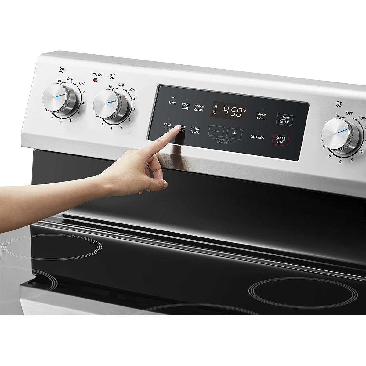  Midea 30-inch, 6.3 Cu.Ft. Free Standing Electric Range MER30B14ASTC IMAGE 7