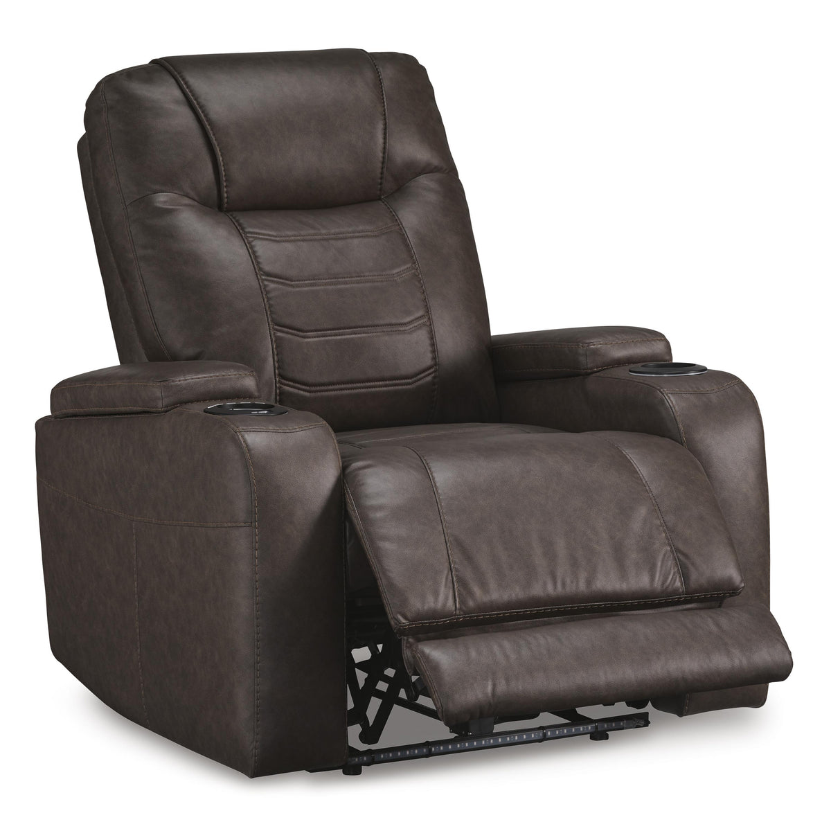  Signature Design by Ashley Schooner Rocks 1610413 Power Recliner with Adjustable Headrest IMAGE 2