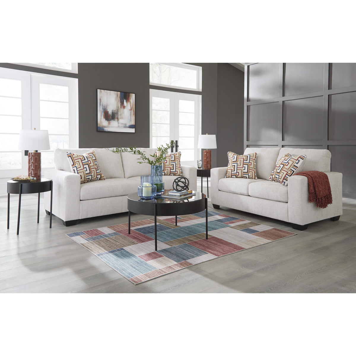  Signature Design by Ashley Aviemore 2430535 Loveseat IMAGE 7