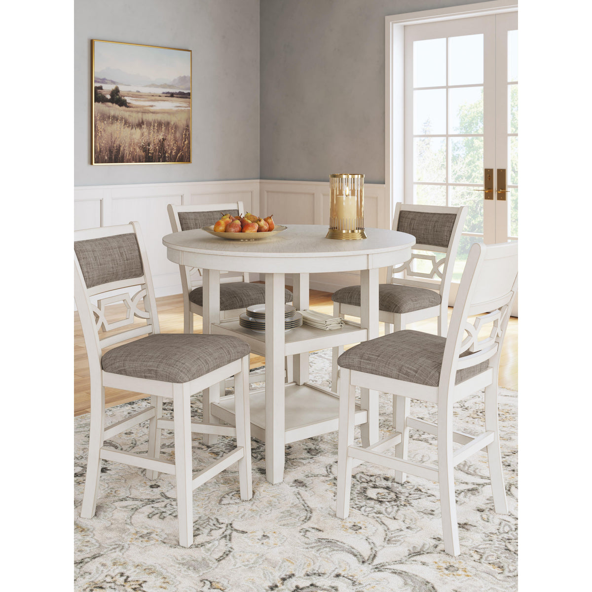 Signature Design by Ashley Erinberg D423-223 Dining Room Counter Table Set IMAGE 5