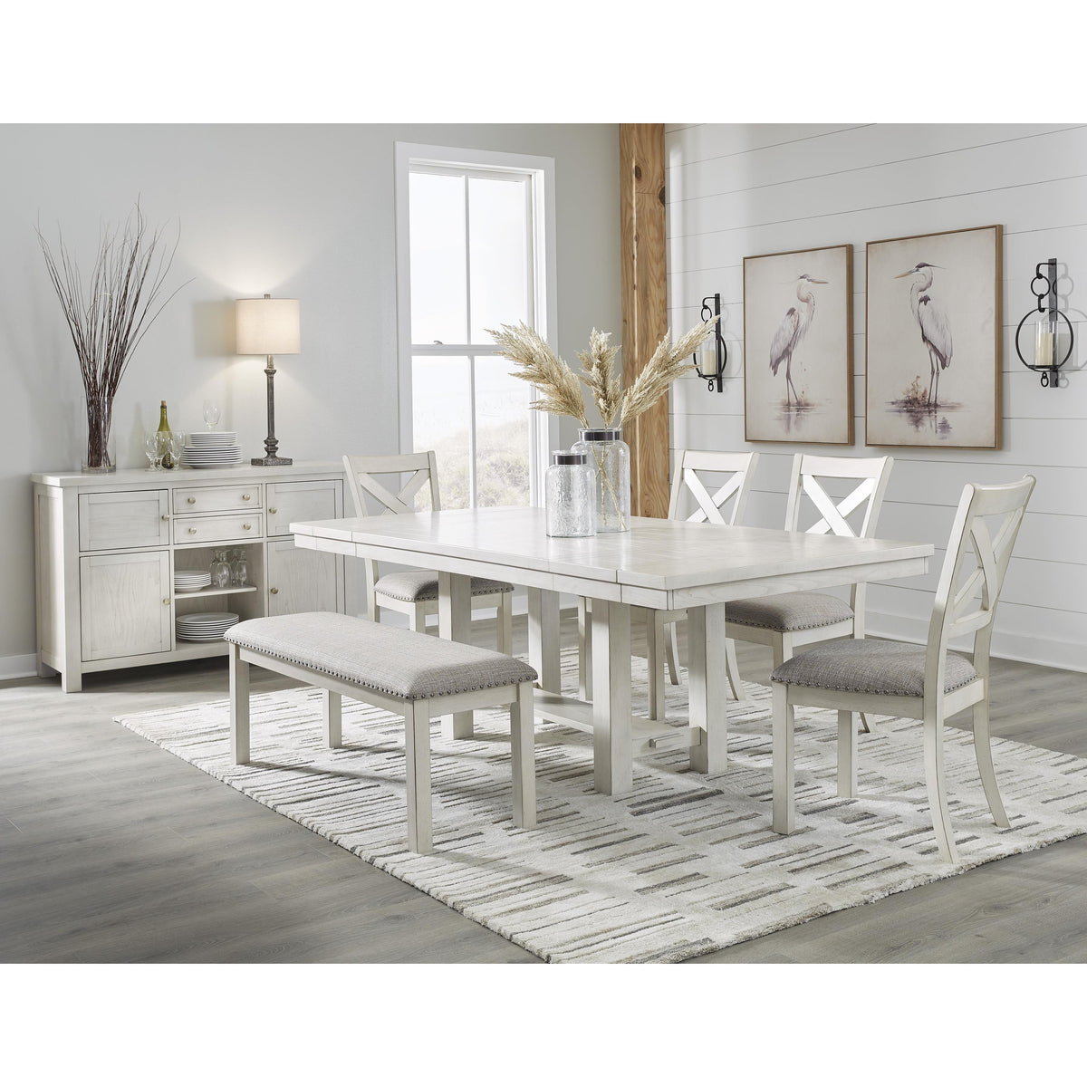 Signature Design by Ashley Robbinsdale D642-00 Large Upholstered Dining Room Bench IMAGE 8