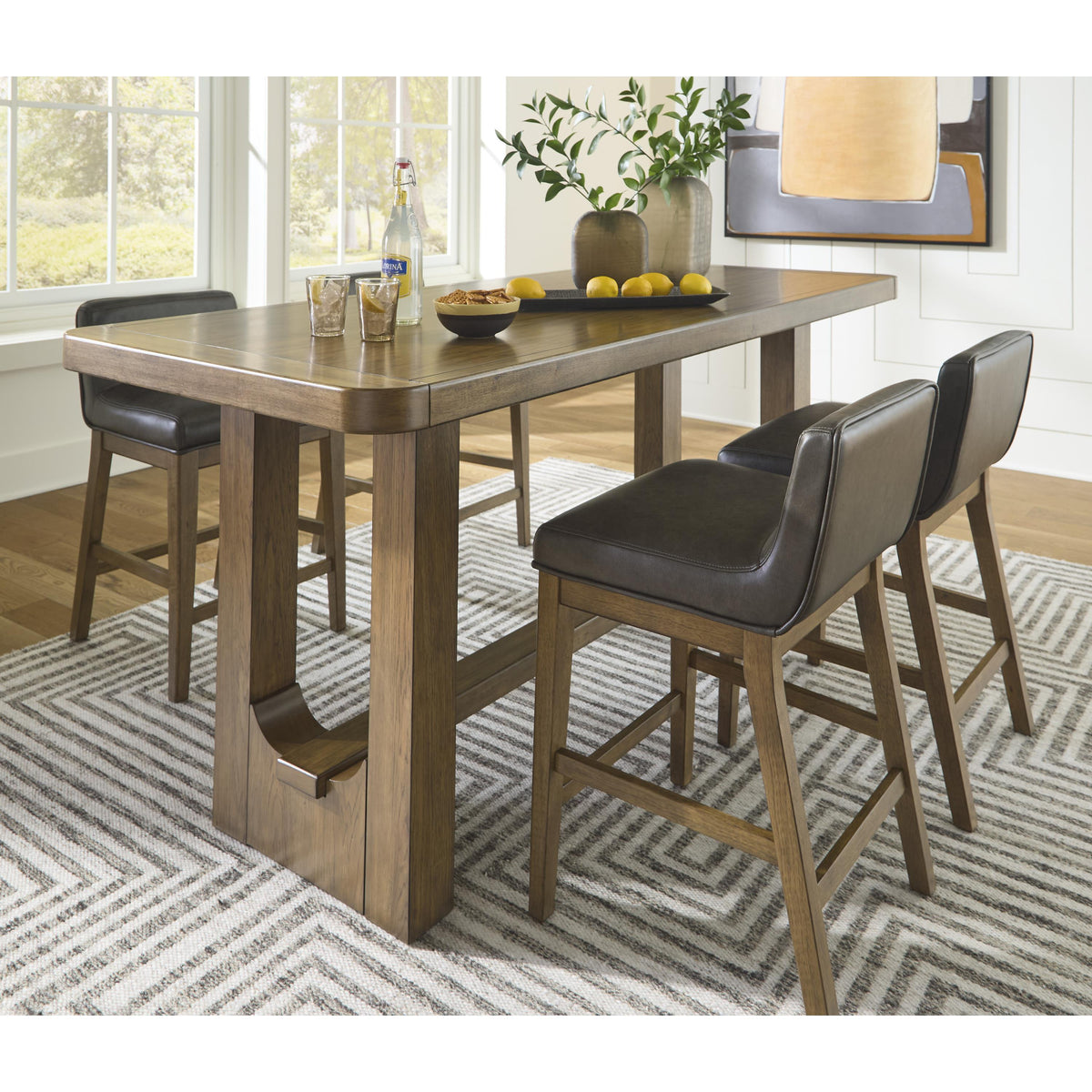 Signature Design by Ashley Cabalynn D974-13 Rectangular Dining Room Counter Table IMAGE 10