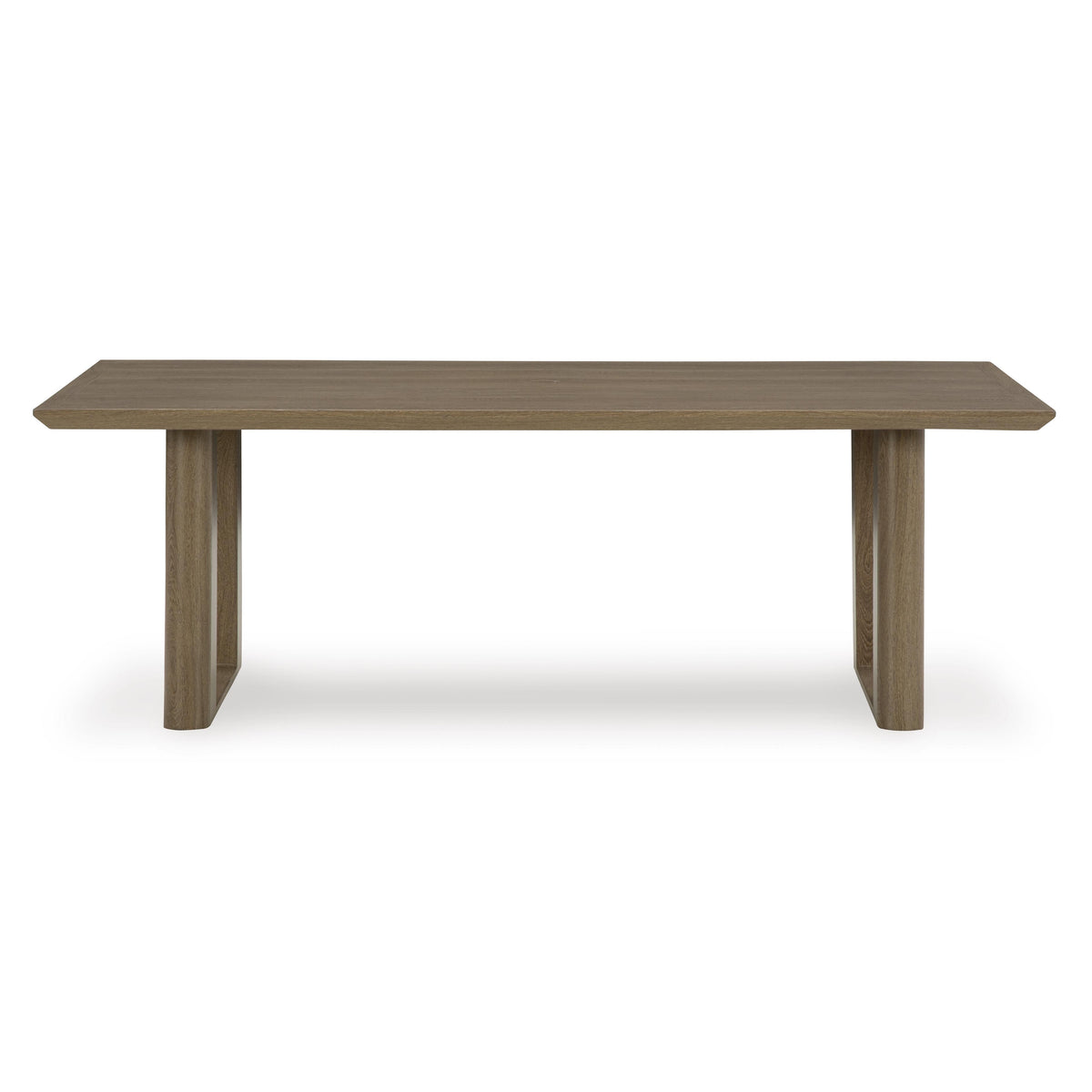  Signature Design by Ashley Serene Bay P671-625 Rectangular Dining Table with Umbrella Option IMAGE 2