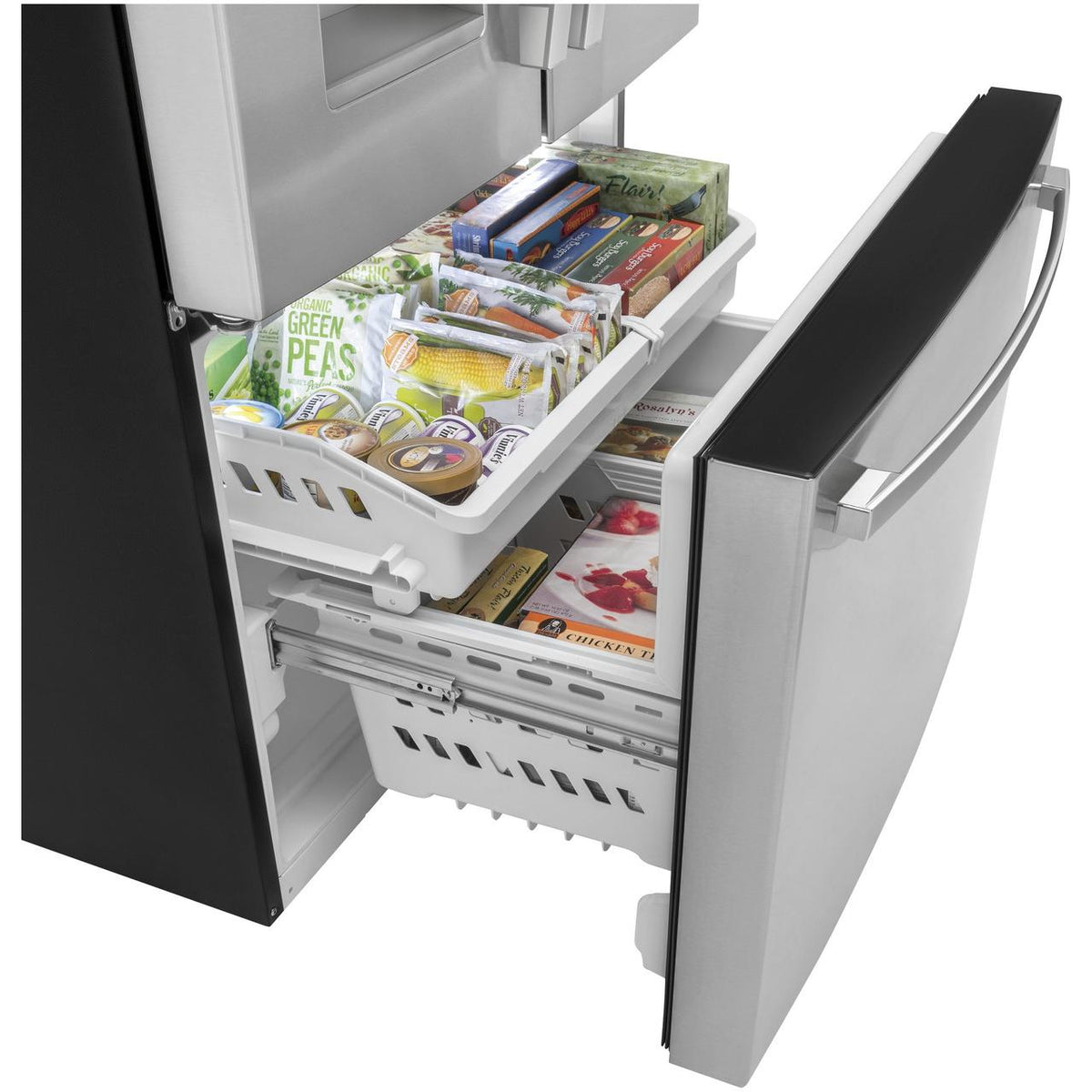  GE 36-inch, 20.6 cu.ft. Counter-Depth French 3-Door Refrigerator with Exterior Ice Maker GYE21JYMFS IMAGE 5
