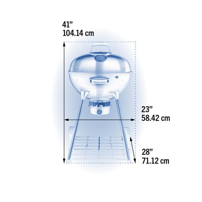  Napoleon Premium Charcoal Kettle Grill NK22K-LEG-3 IMAGE 4