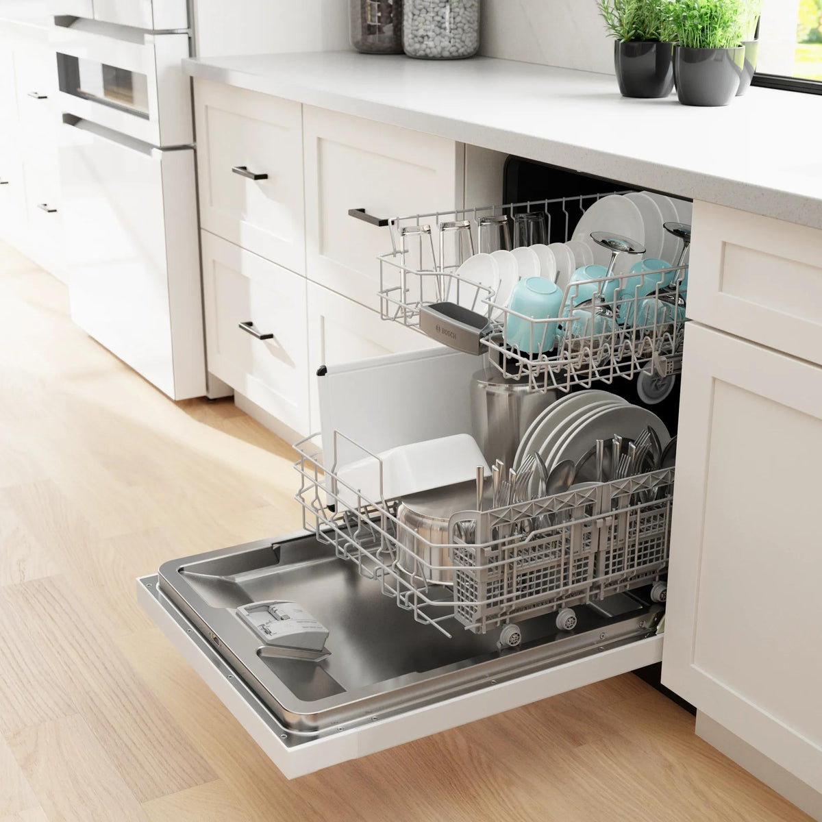  Bosch 100 Series Dishwasher with anti-fingerprint SHE41CM2N IMAGE 13