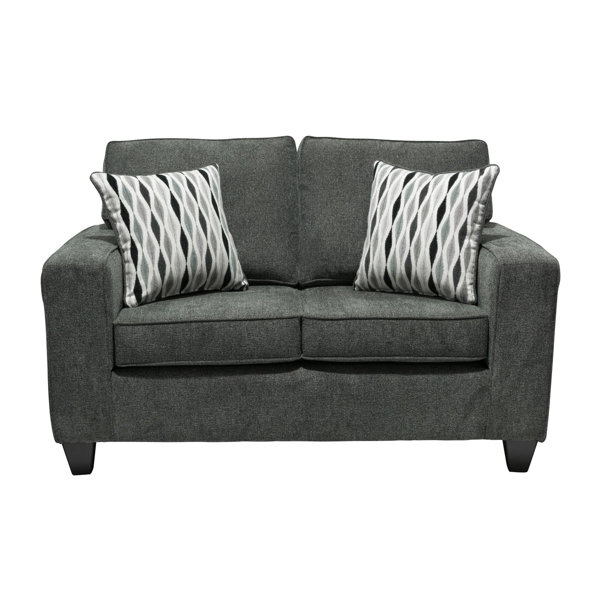  Minhas Furniture Delano Stationary Fabric Loveseat 1818-BC-L IMAGE 1