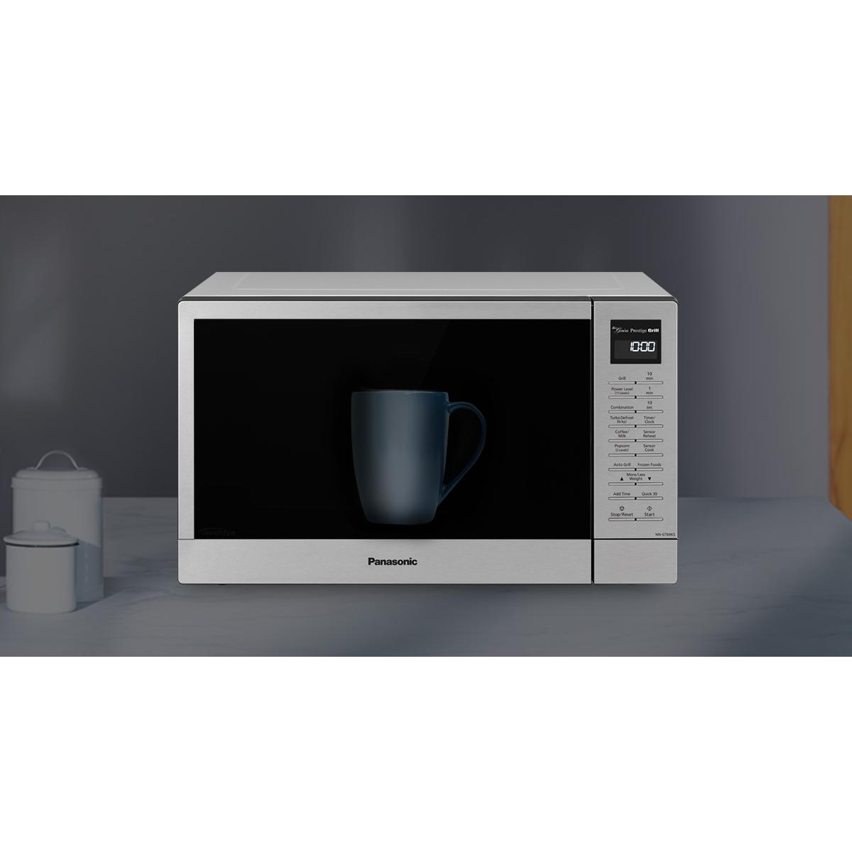  Panasonic 1.1 cu. ft. Countertop Microwave Oven with Inverter Technology NN-GT69KSC IMAGE 3