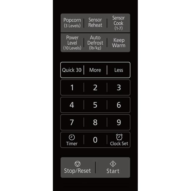 Panasonic 1.3 cu. ft. Countertop Microwave Oven with Inverter Technology NN-SC688SC IMAGE 2