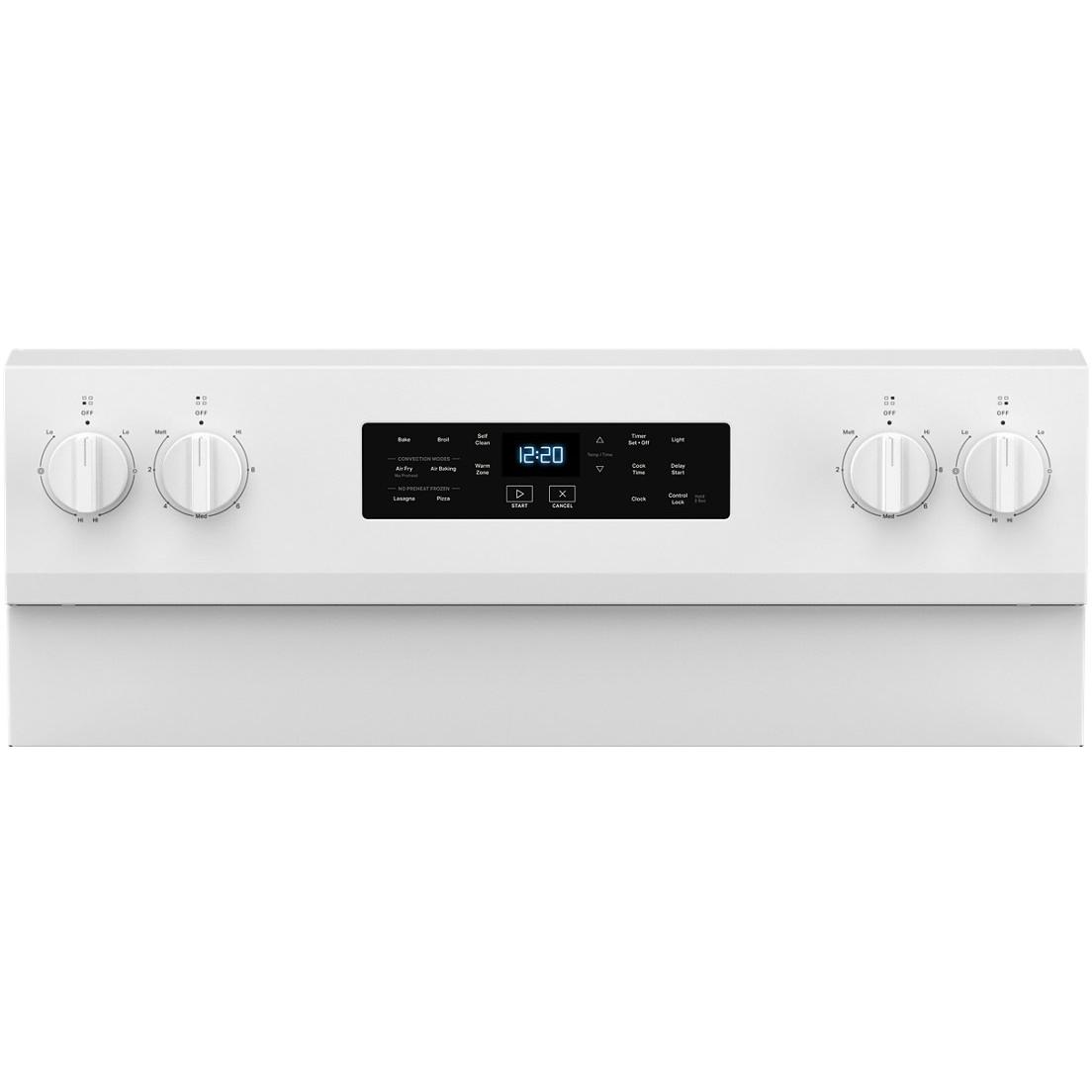  Whirlpool 30-inch Freestanding Electric Range with Air Fry YWFES5030RW IMAGE 3