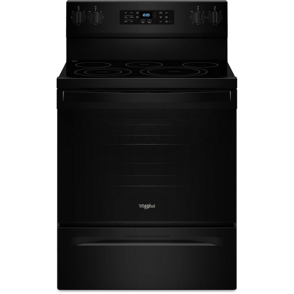  Whirlpool 30-inch Freestanding Electric Range with Air Fry YWFES5030RB IMAGE 1
