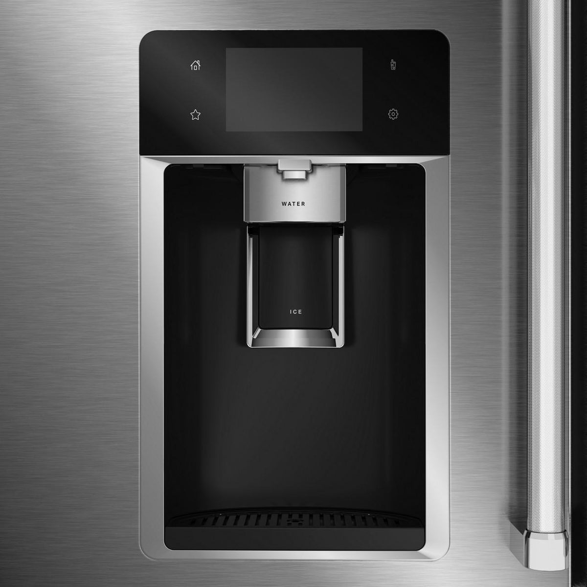  KitchenAid 36-inch, 19.4 cu. ft. Counter-Depth French 4-Door Refrigerator with Water and Ice Dispensing System KRQC736RPS IMAGE 4