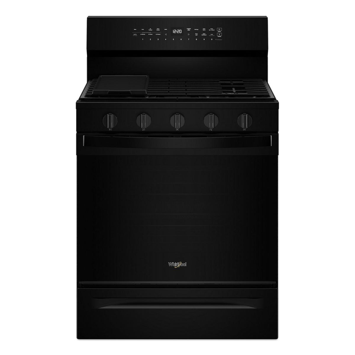  Whirlpool 30-inch Freestanding Gas Range with Air Fry Technology WFGS7530RB IMAGE 1