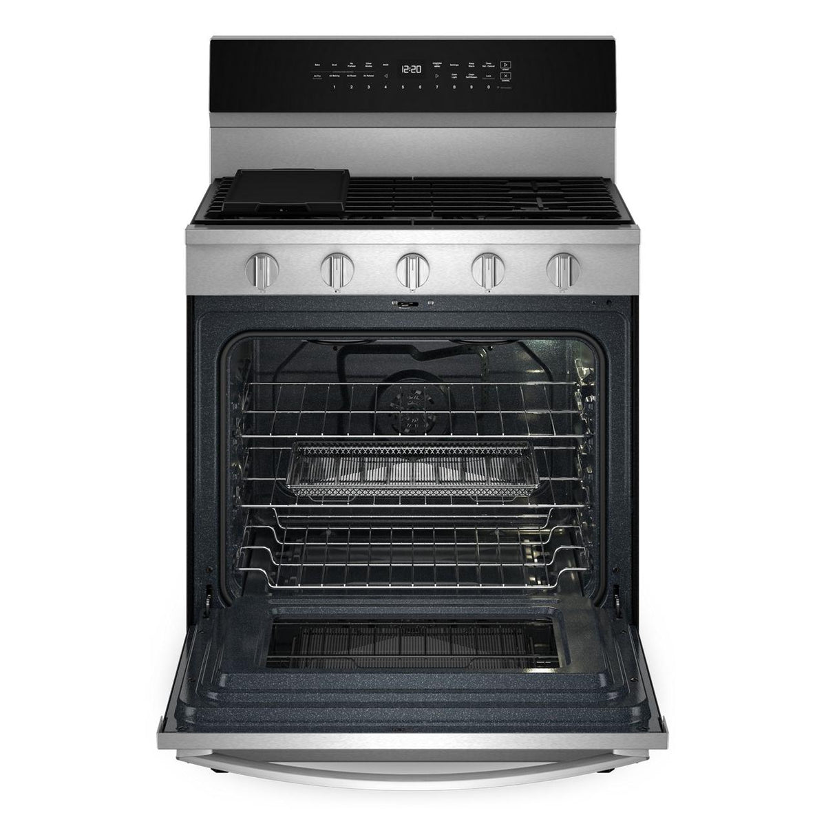  Whirlpool 30-inch Freestanding Gas Range with Air Fry Technology WFGS7530RZ IMAGE 3