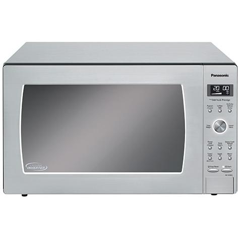  Panasonic 24-inch, 2.2 cu. ft. Countertop Microwave Oven with Cyclonic Inverter® Technology NN-SD986SC IMAGE 1