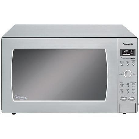  Panasonic 24-inch, 2.2 cu. ft. Countertop Microwave Oven with Cyclonic Inverter® Technology NN-SE996SC IMAGE 1