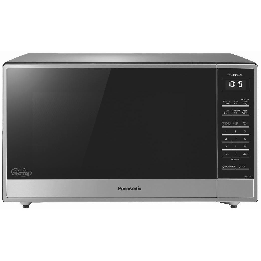  Panasonic 22-inch, 1.6 cu. ft. Countertop Microwave Oven with Cyclonic Inverter® Technology NN-ST785SC IMAGE 1