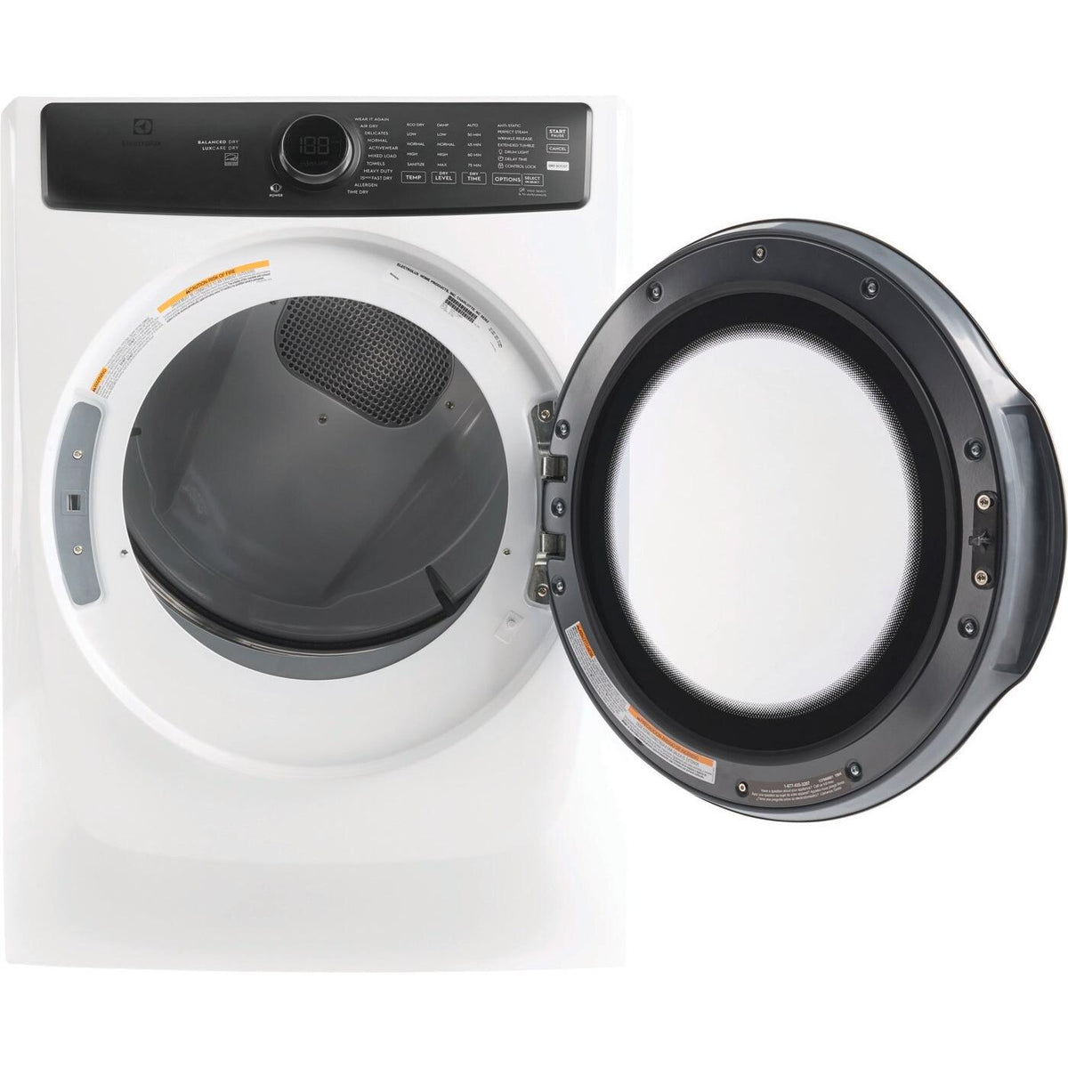  Electrolux 8.0 cu. ft. Front Load Perfect Steam™ Electric Dryer with Balanced Dry™ ELFE773CAW IMAGE 3