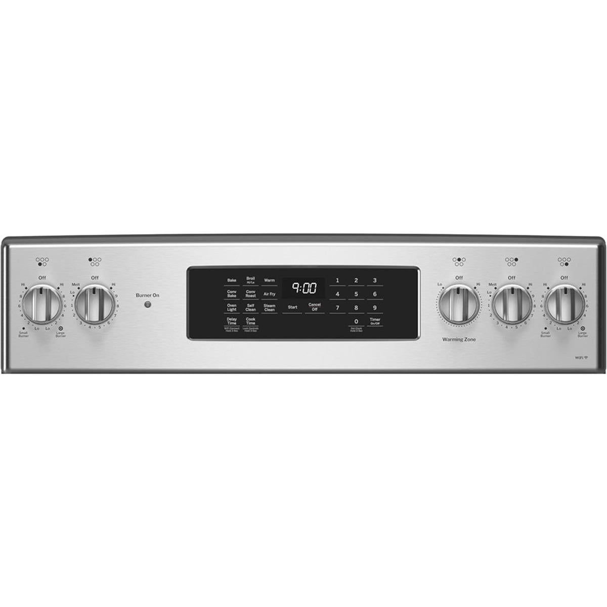  GE Profile 30-inch Freestanding Electric Range with True Convection Technology PCB900YVFS IMAGE 5