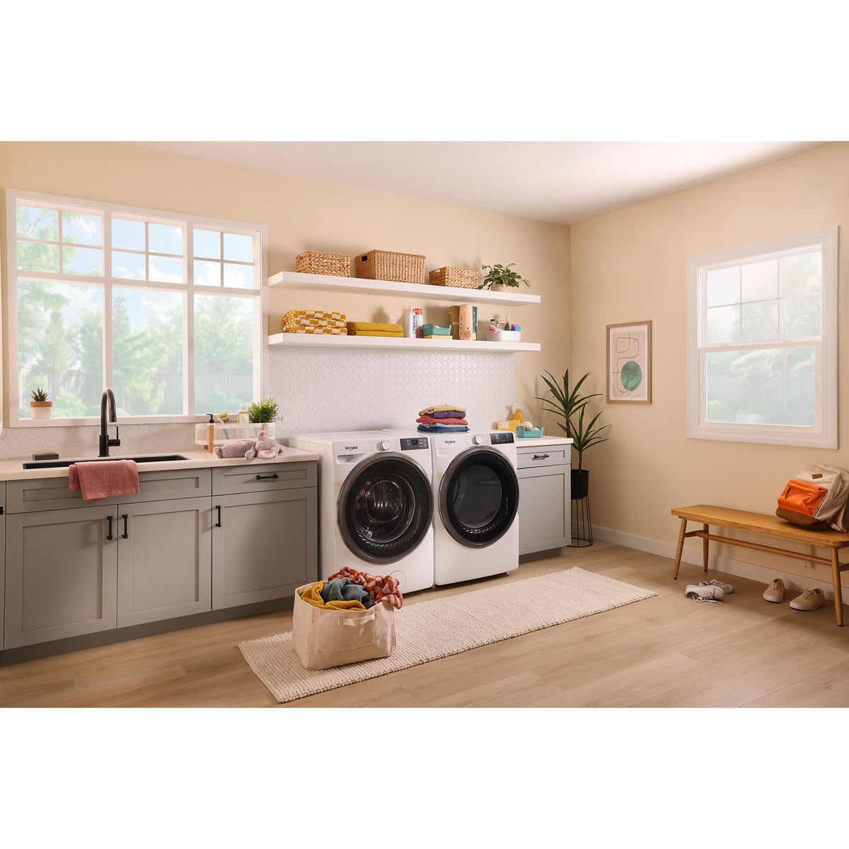  Whirlpool 5.2 cu. ft. Smart Front Load Washer with FreshFlow™ Vent System WFW5720RW IMAGE 14