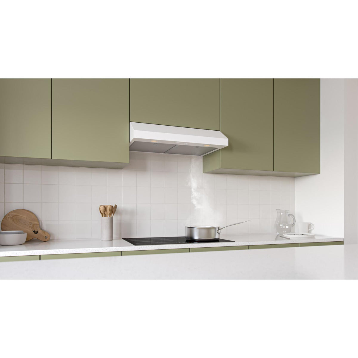  Broan 30-inch GLA1 Series Under Cabinet Range Hood GLA1303WW IMAGE 5