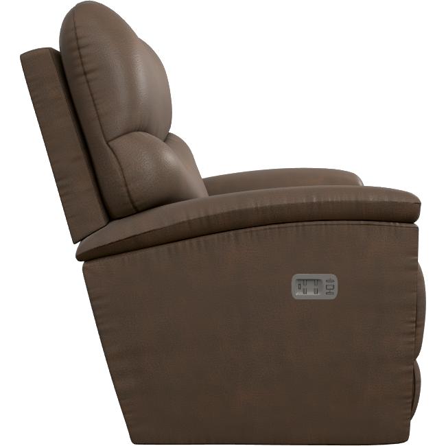  La-Z-Boy Trouper Power Wall Recliner w/ Headrest & Lumbar - Whiskey IMAGE 3