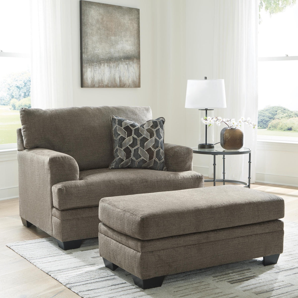  Signature Design by Ashley Stonemeade 59505U2 Oversized Chair and Ottoman IMAGE 1