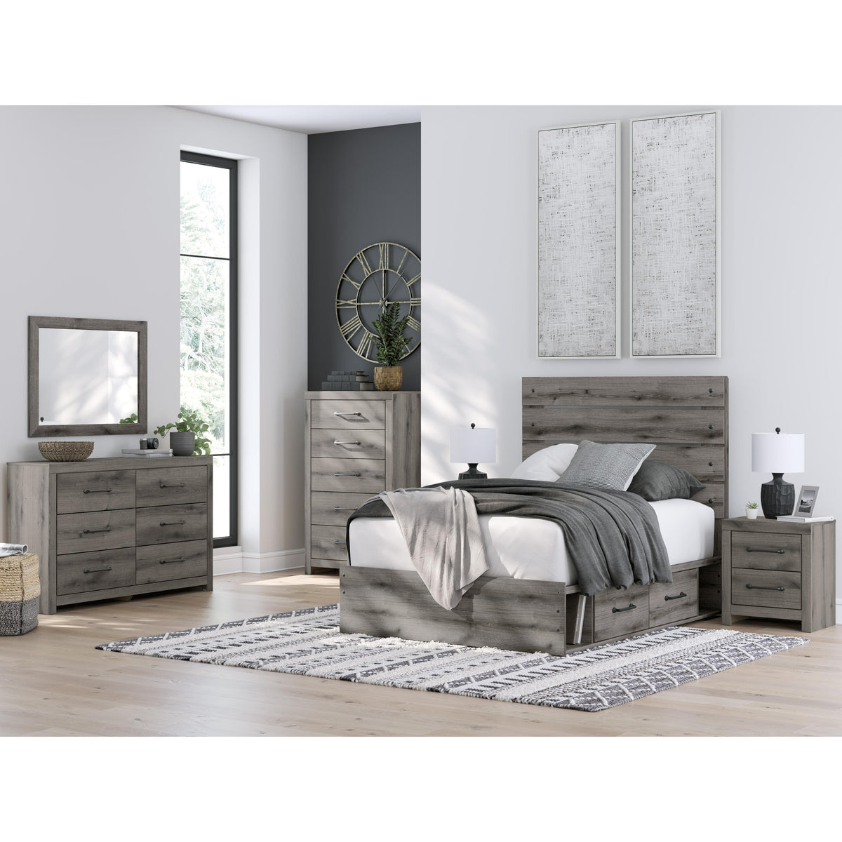  Signature Design by Ashley Graystorm PCB2405B16 Full Panel Storage Bed IMAGE 9