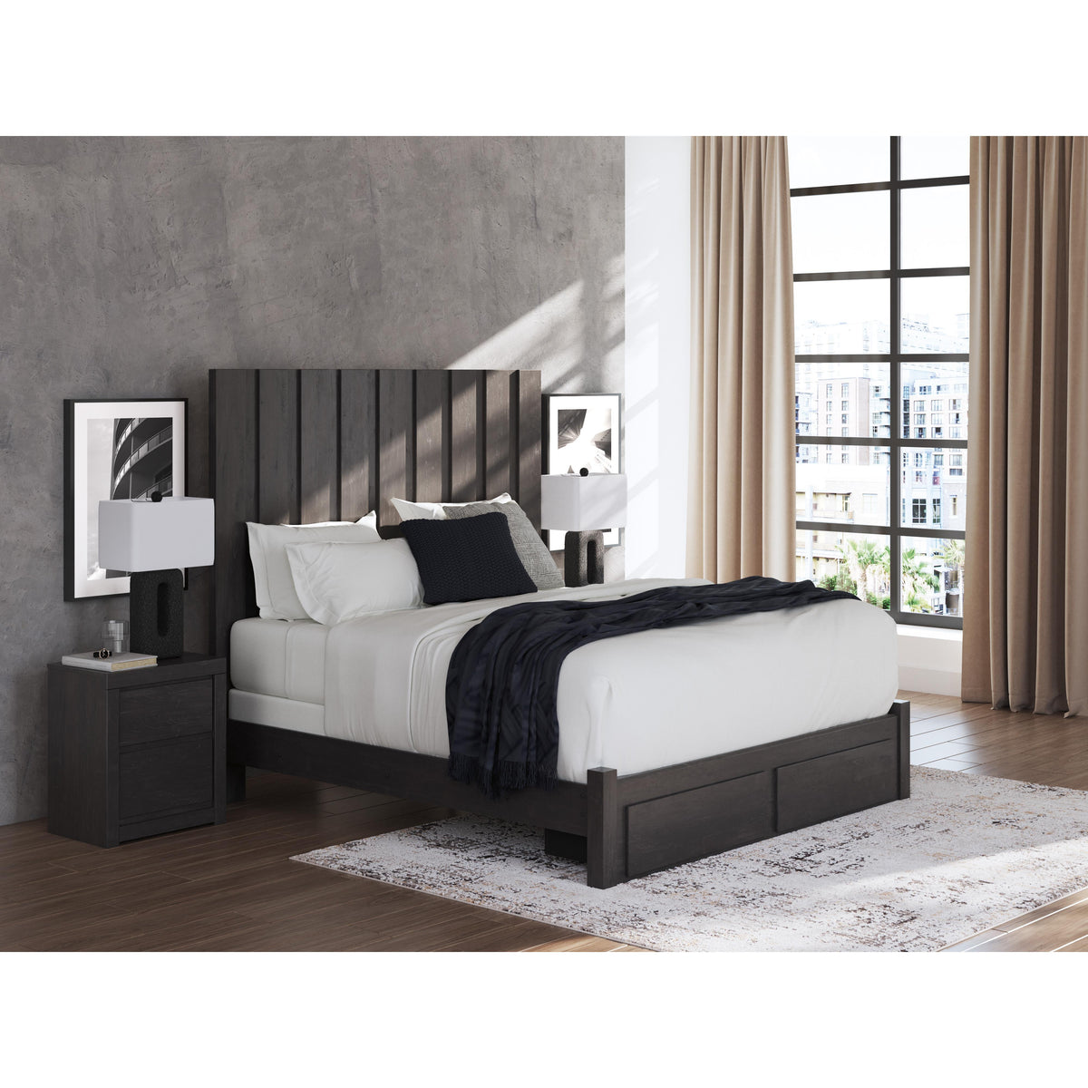 Signature Design by Ashley Fraluna PCB3370B9 King Panel Storage Bed IMAGE 5