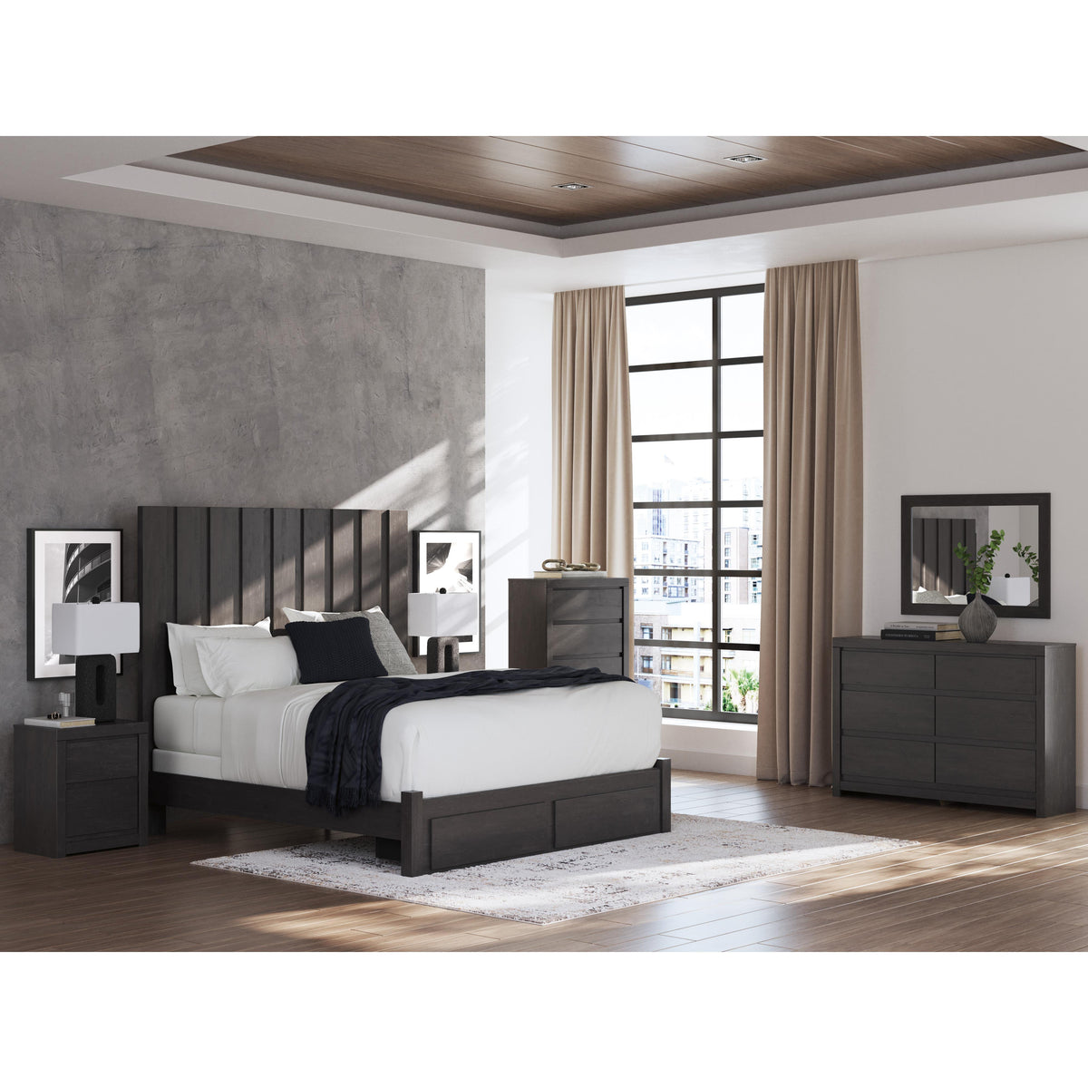  Signature Design by Ashley Fraluna PCB3370B9 King Panel Storage Bed IMAGE 7