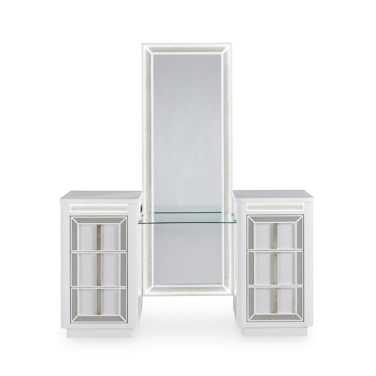 Signature Design by Ashley Chalanna B822B7 Vanity with Mirror IMAGE 3