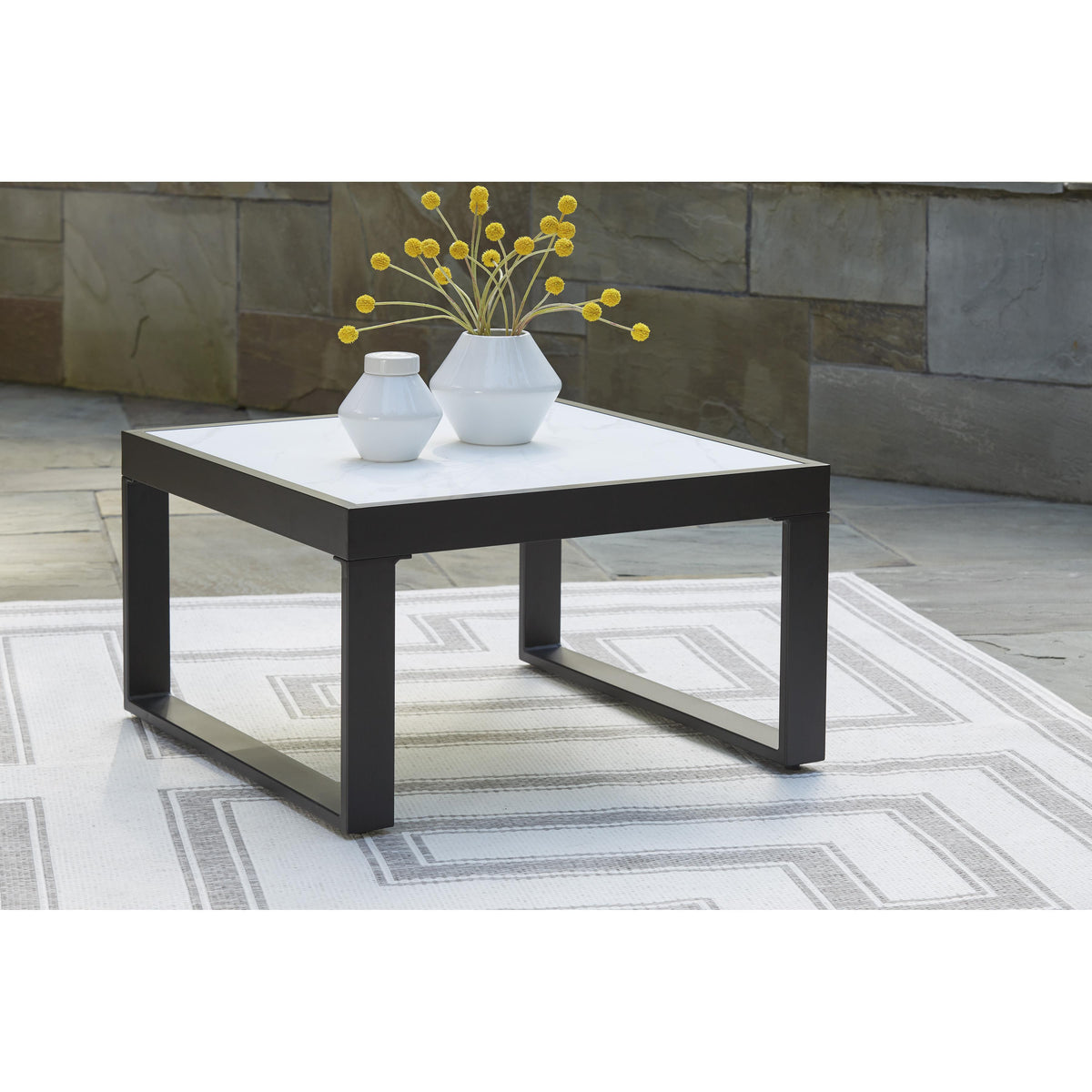 Signature Design by Ashley Beachloft P490-708 Square Cocktail Table IMAGE 4