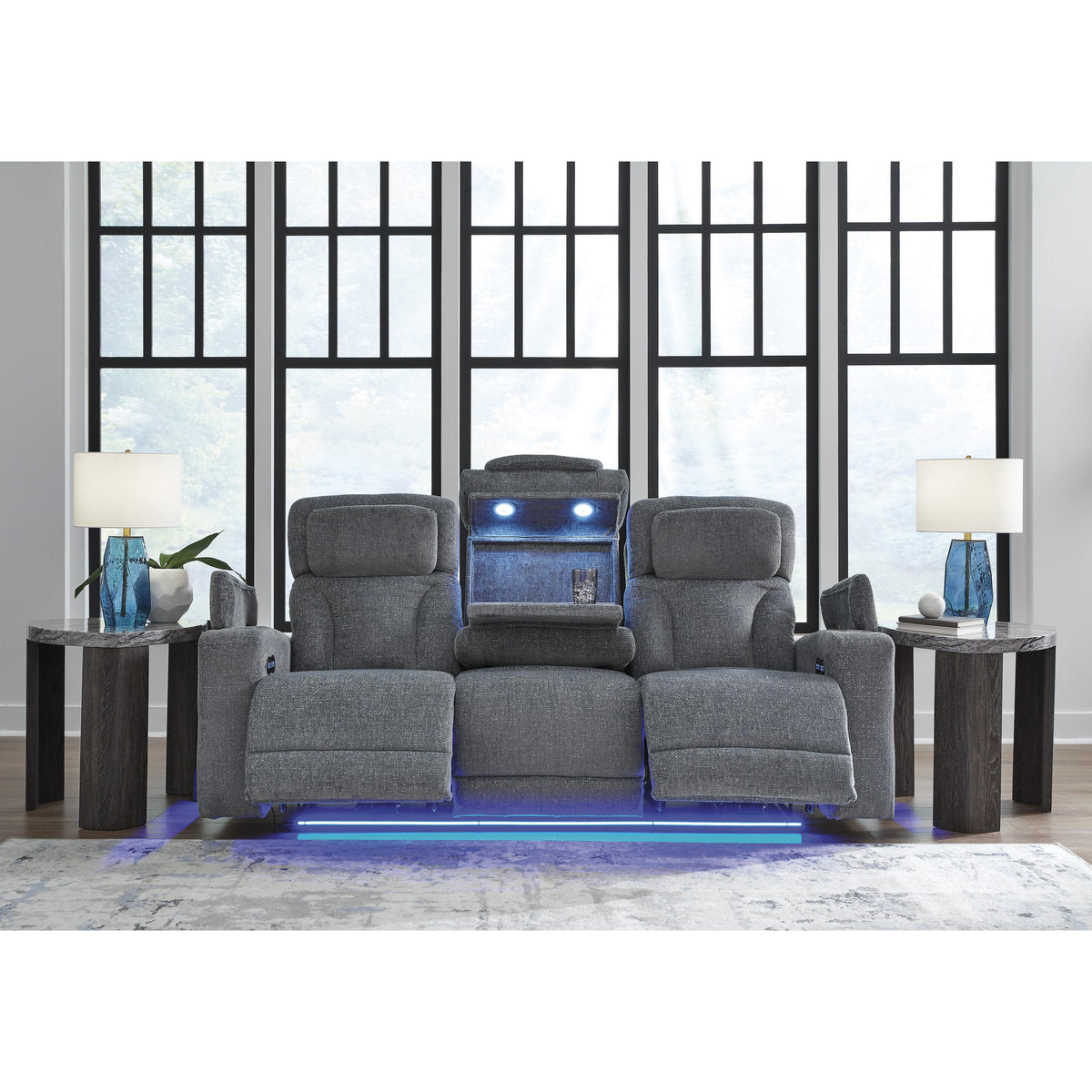  Signature Design by Ashley Studio Cave PC4980215 Power Reclining Sofa with Adjustable Headrest IMAGE 7